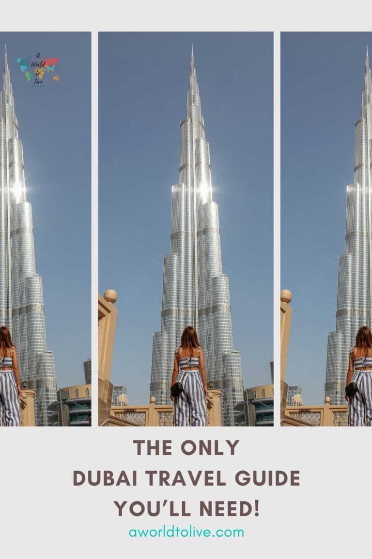 Three duplicated images of the Burj Khalifa. The only Dubai travel guide you'll need