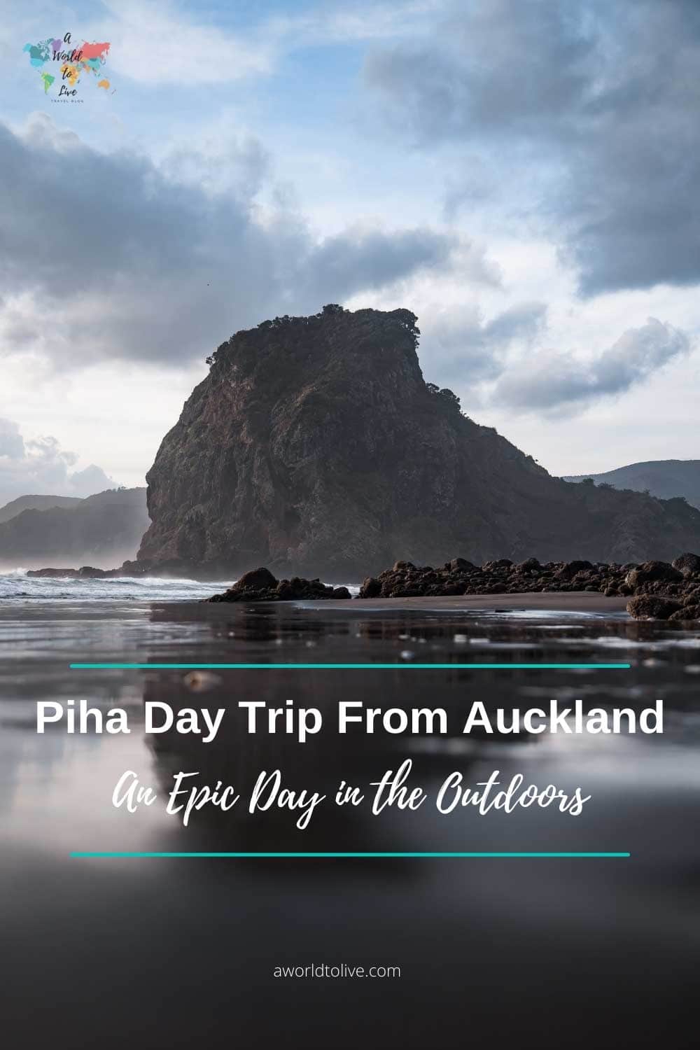 Black Sand Beach in Piha, New Zealand. Piha Day Trip from Auckland suggestion