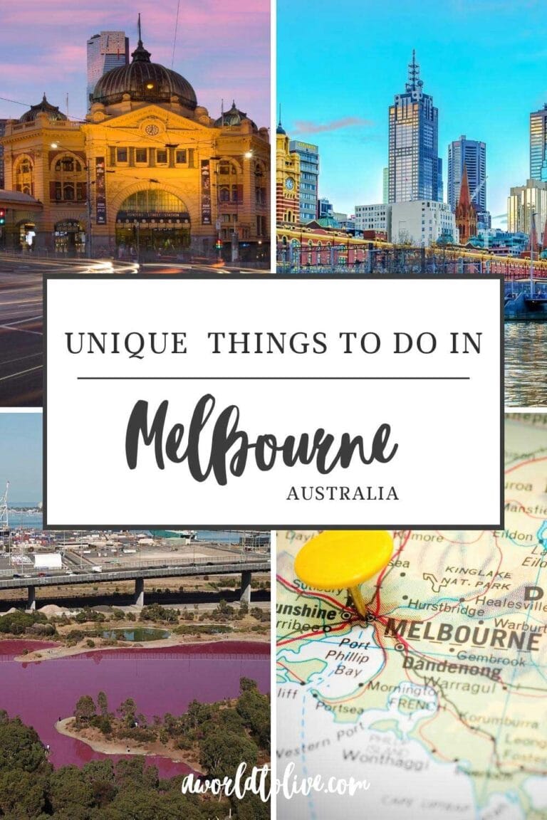 four images of Melbourne central business district. This article lists the most Unique things to do in Melbourne