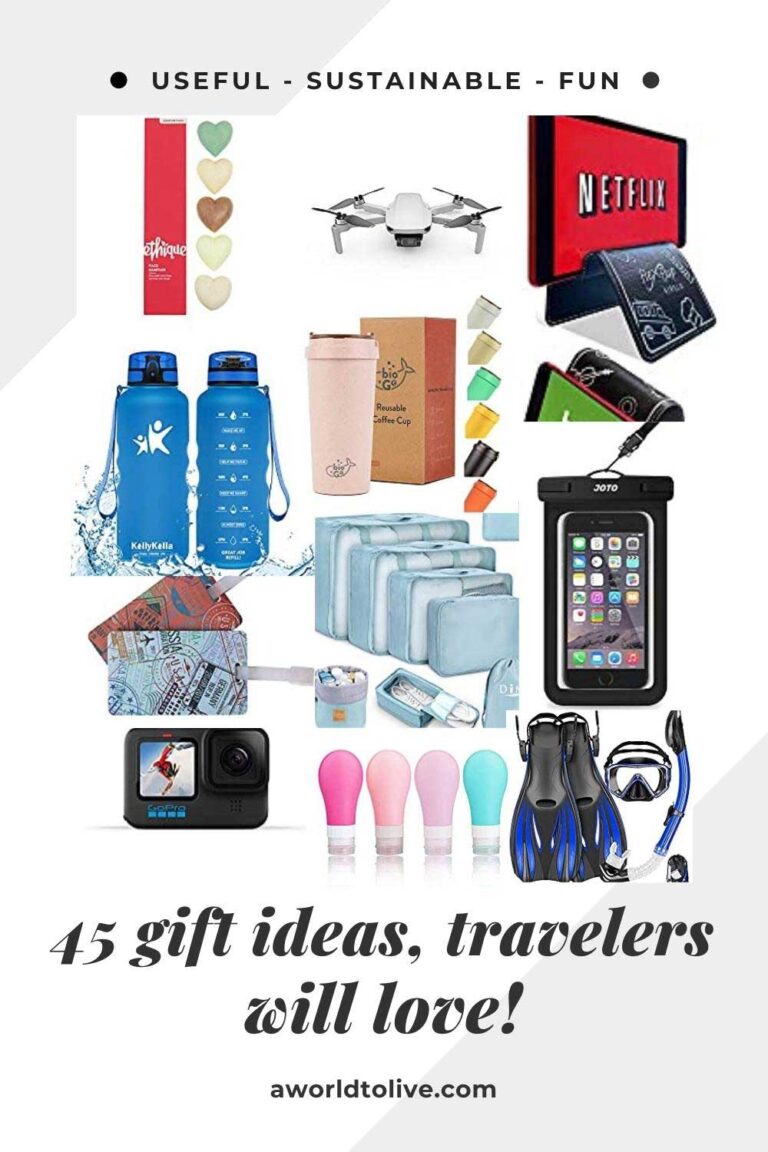 A collection of practical travel gifts this article recommends