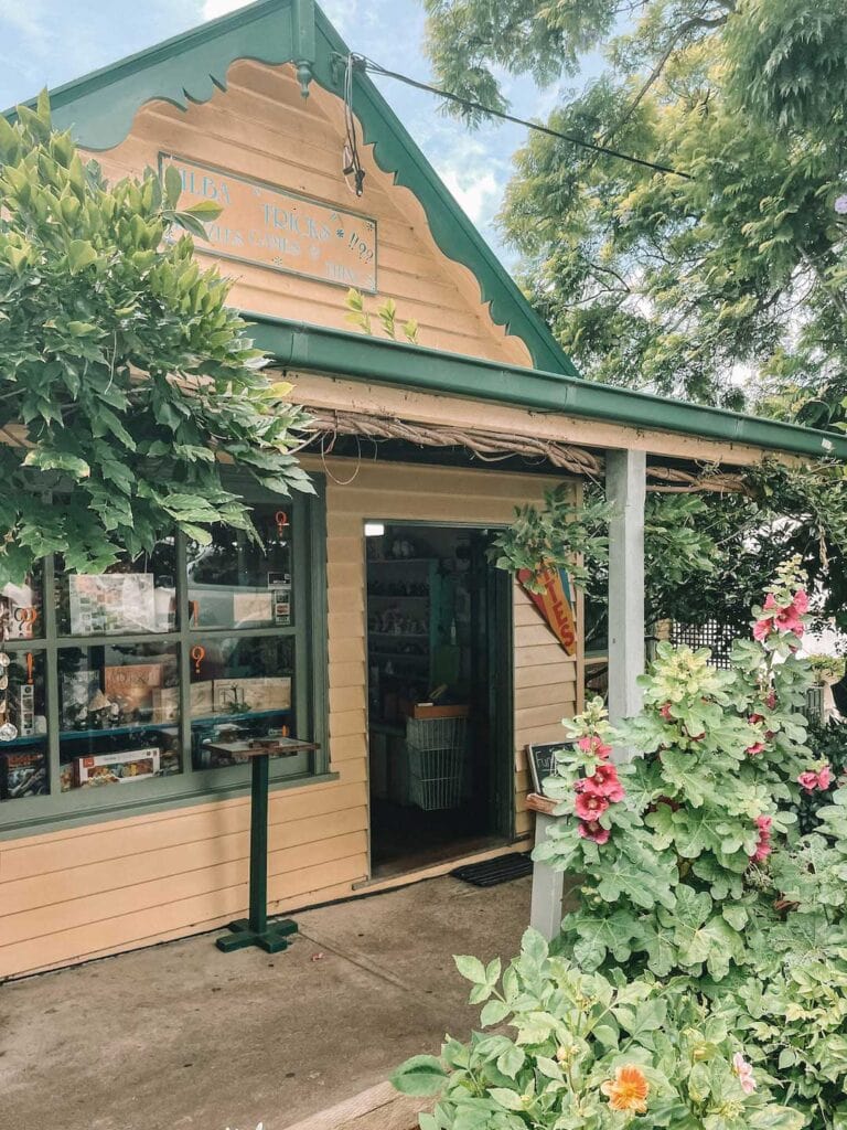 One of the many stores in Central Tilba, this historical town has many of its original buildings. Apart of this guide to the Sapphire Coast in NSW