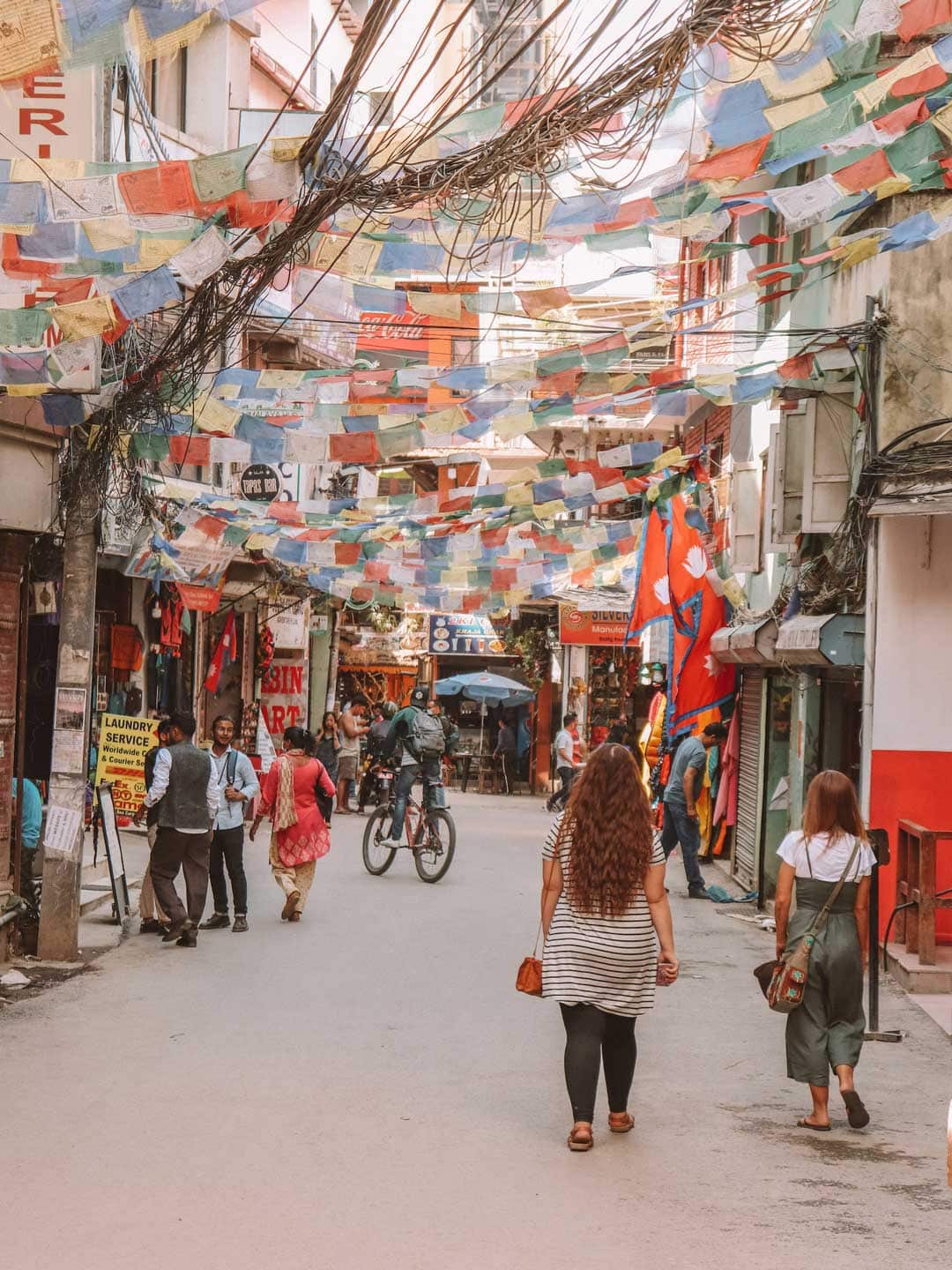Walking down the colorful streets of Kathmandu, one of the things I miss about travelling