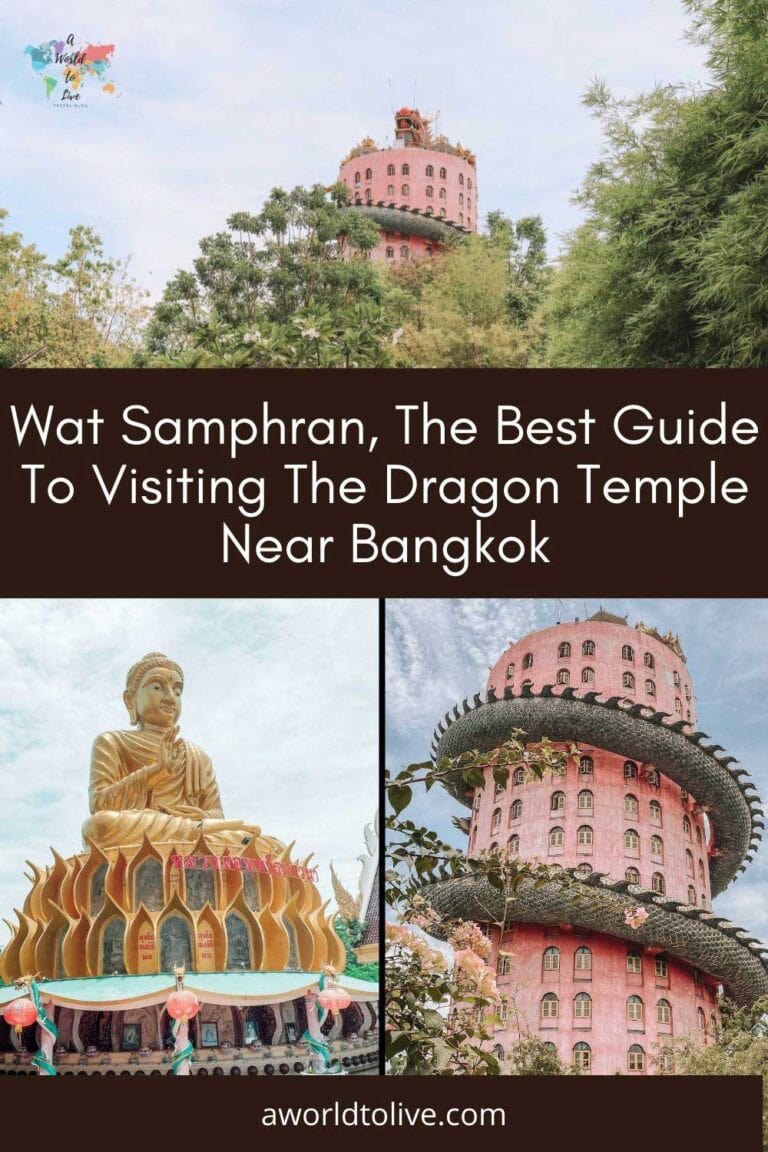 Images from Wat Samphran Dragon temple near Bangkok