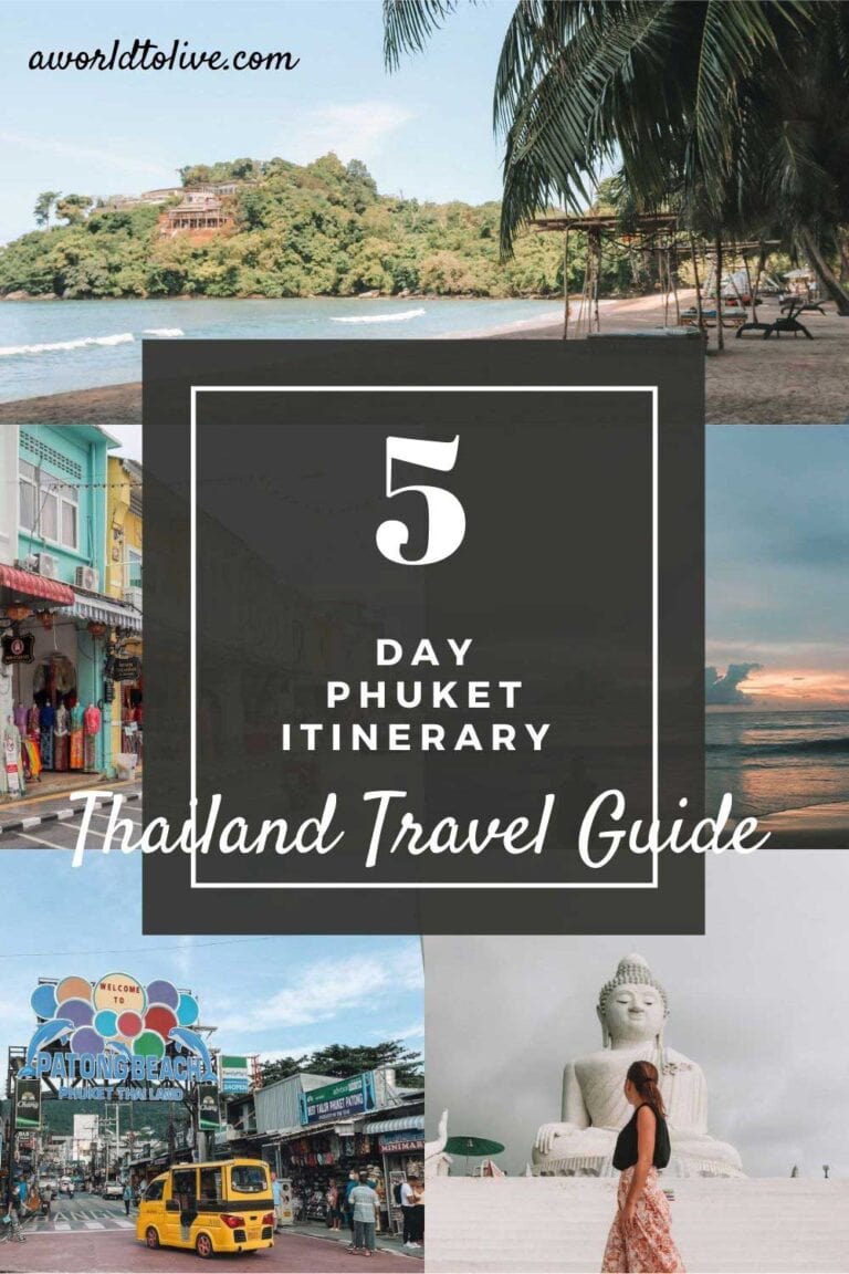 Multiple photos of Thailand and title of travel guide