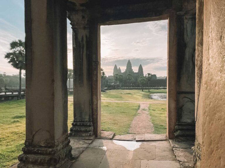 Angkor Wat temples in Cambodia, one of the wonders of the world