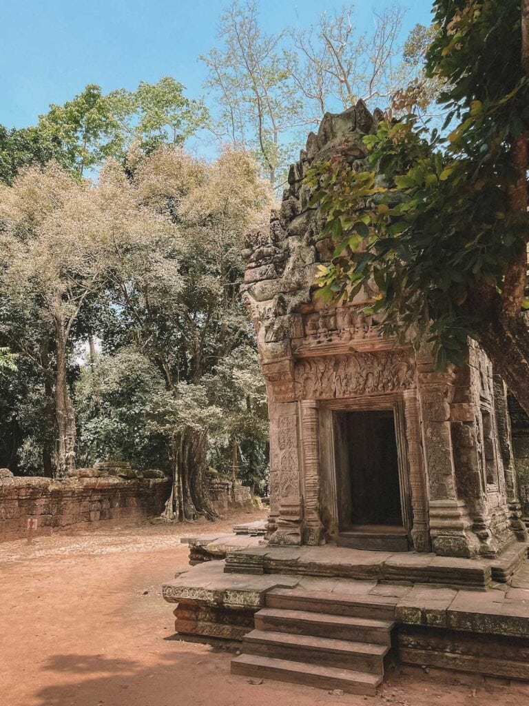 A small temple in Angkor Wat Cambodia