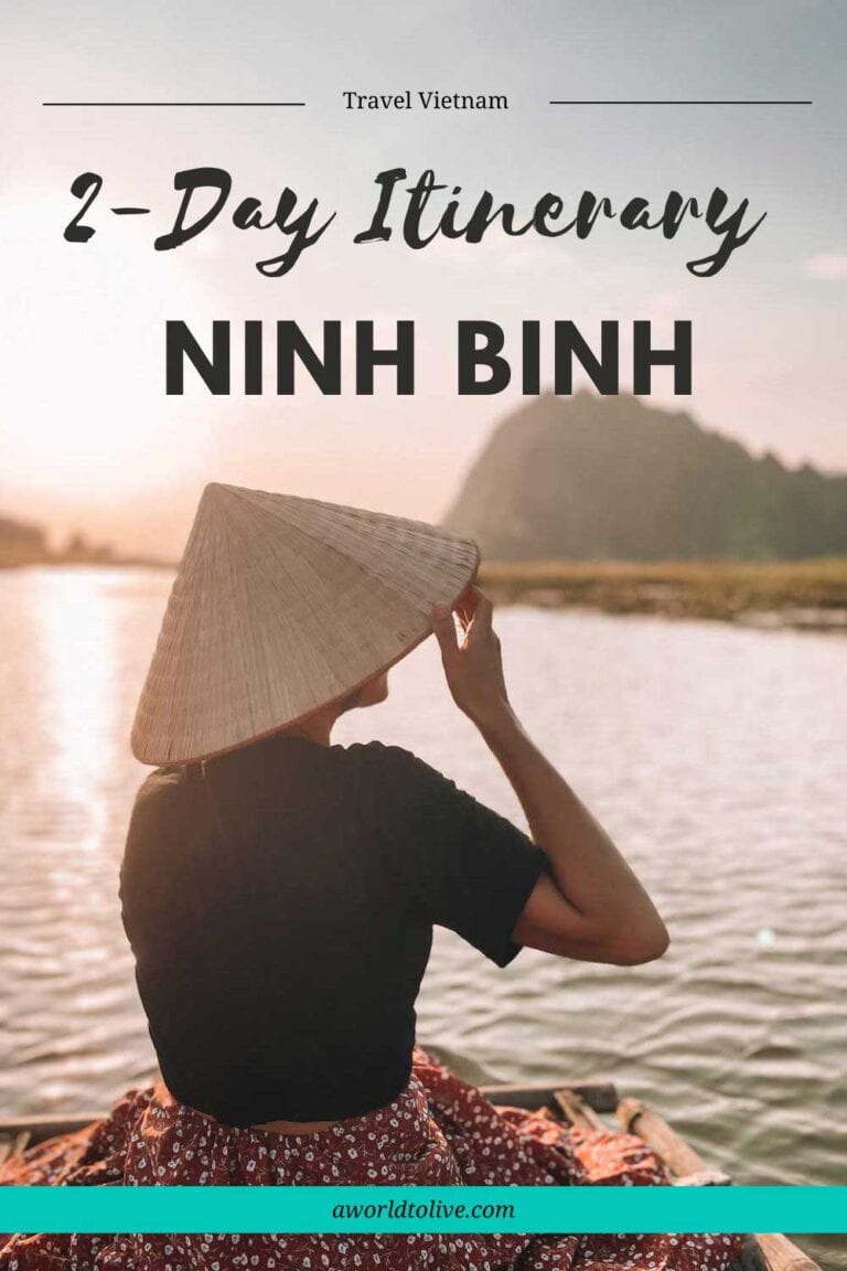 2 day itinerary to Ninh Binh in Vietnam. Share this guide on Pinterest