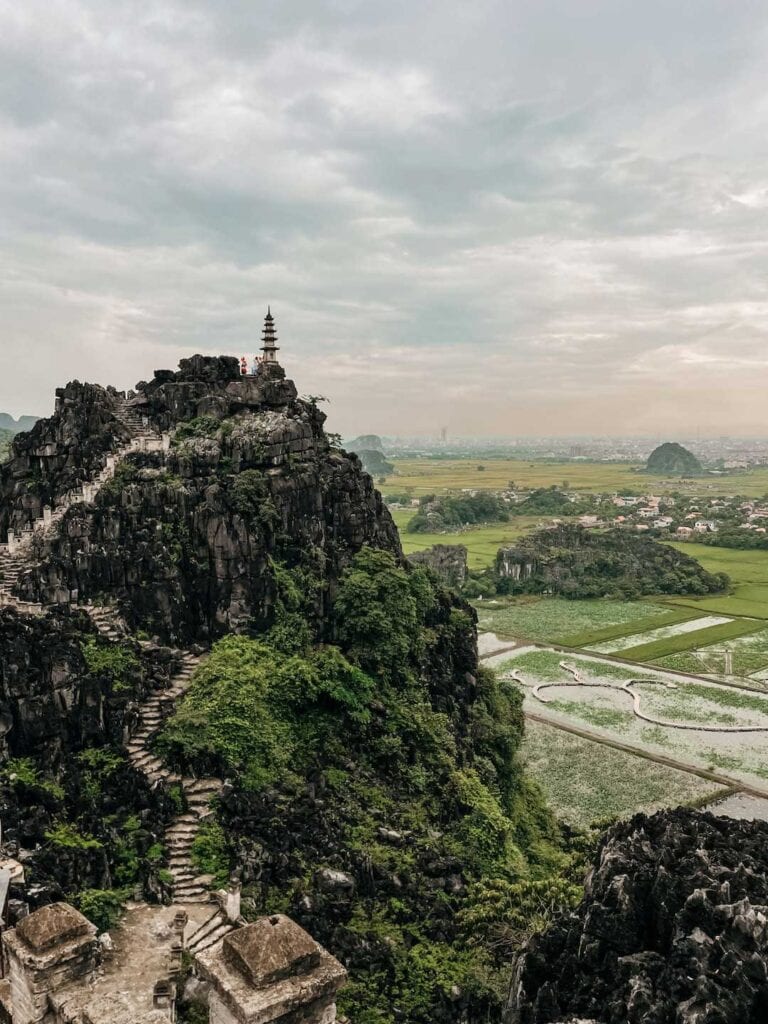 The amazing view point at Mua Caves in Vietnam. Mentioned in the Ninh Binh guide