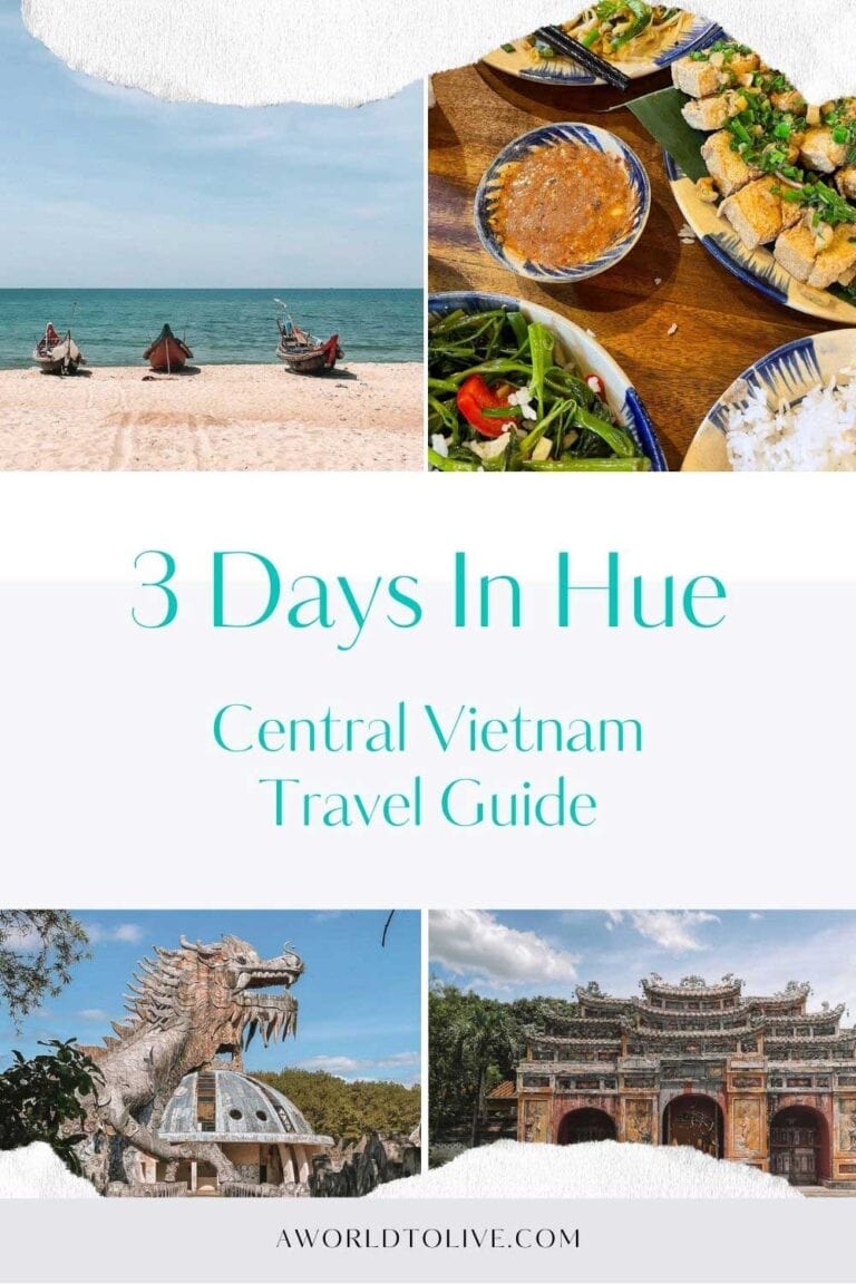 3 days in Hue, central vietnam travel guide. Add to Pinterest