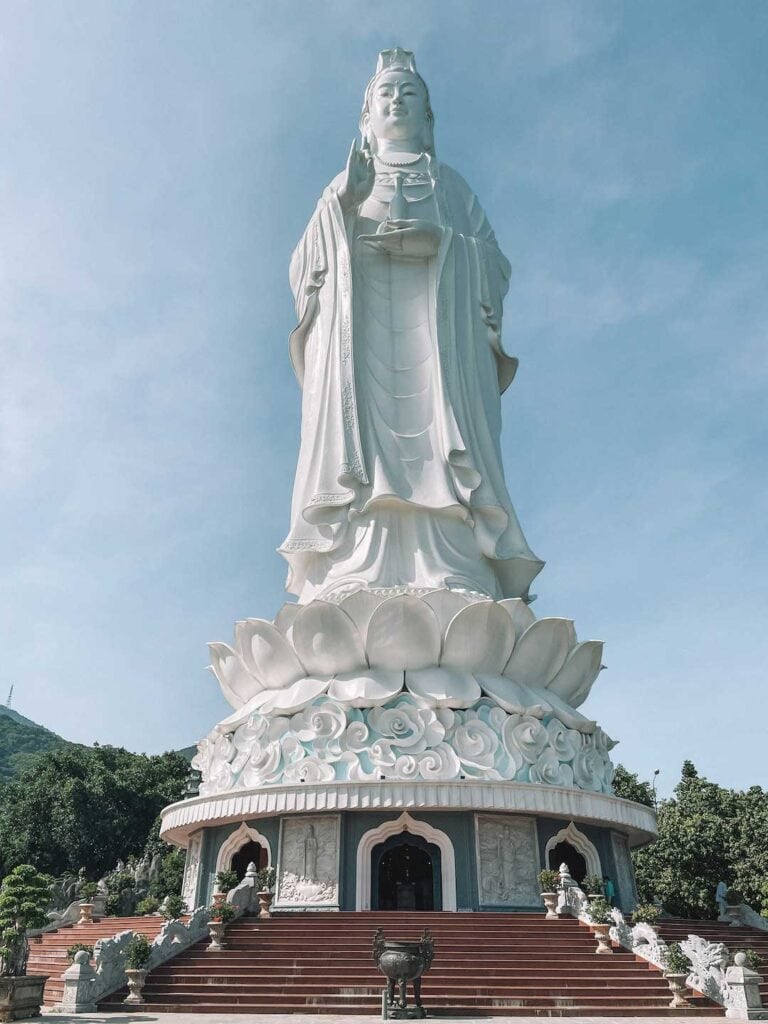 The beautiful Lady Buddha statue in Da Nang, Vietnam