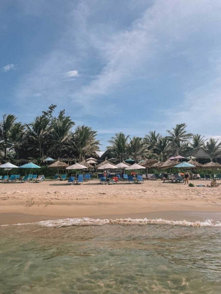 an bang beach 15 minutes from Hoi An