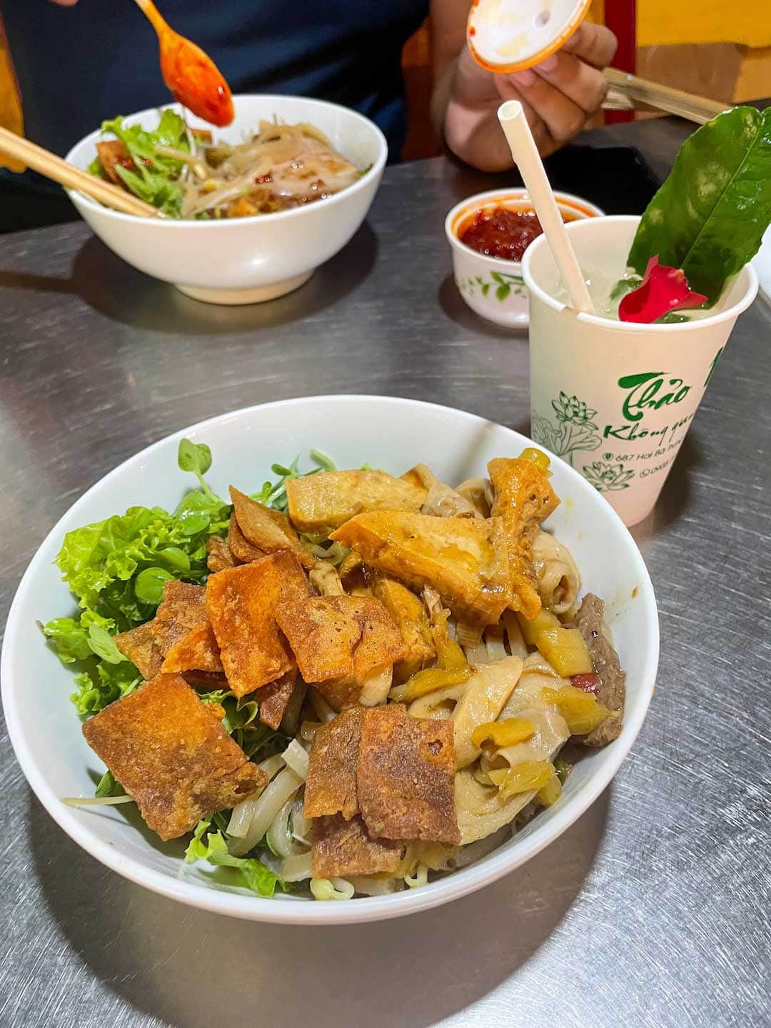 Famous Vietnamese dish cao lau