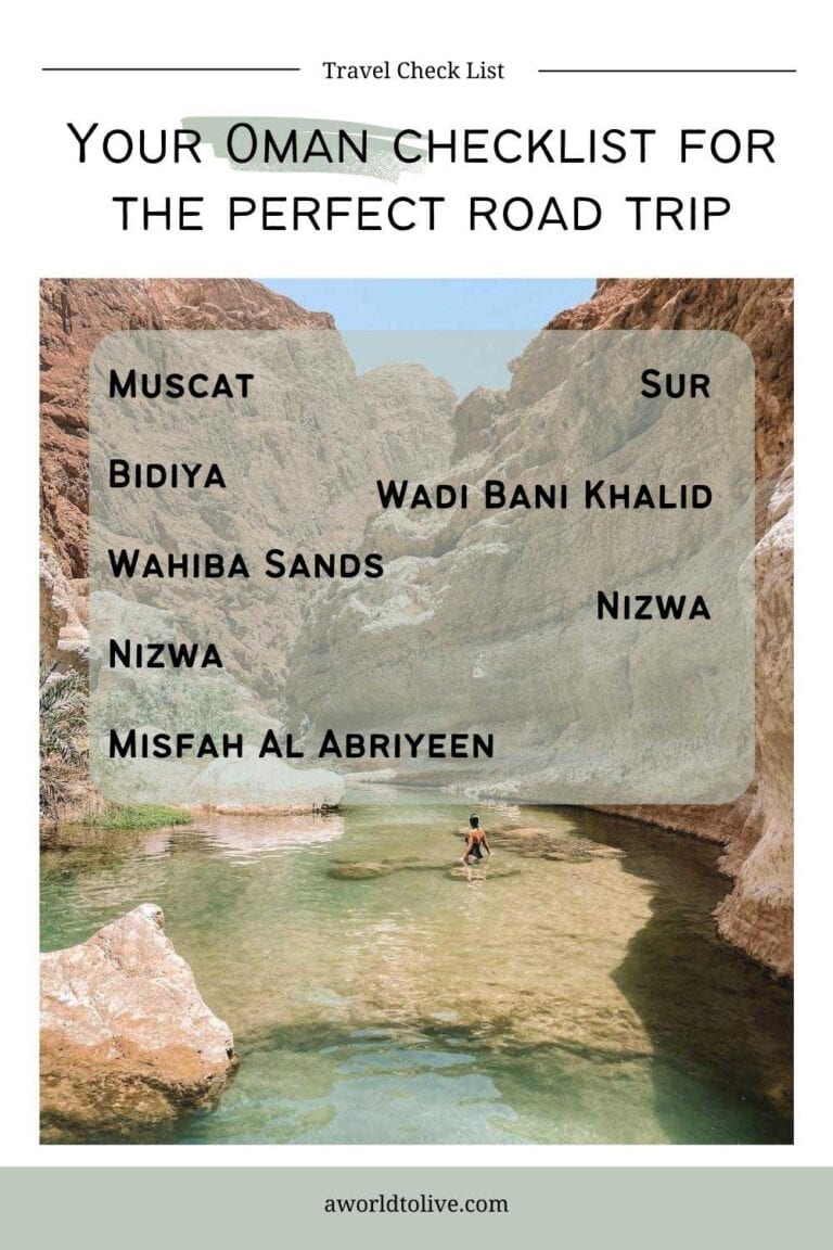 Planning an Oman Road Trip. Save for later