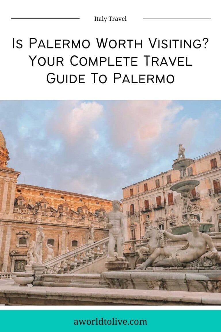 Is Palermo worth visiting ? Save for later, Pin to Pinterest