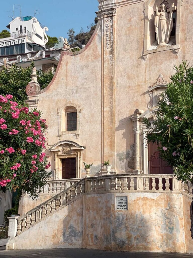 Beautiful church in Taormina, Sicily