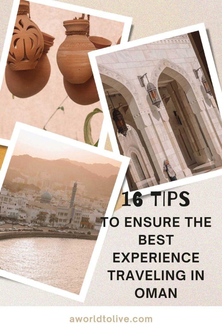 16 travel tips for traveling in Oman. Pin to Pinterest