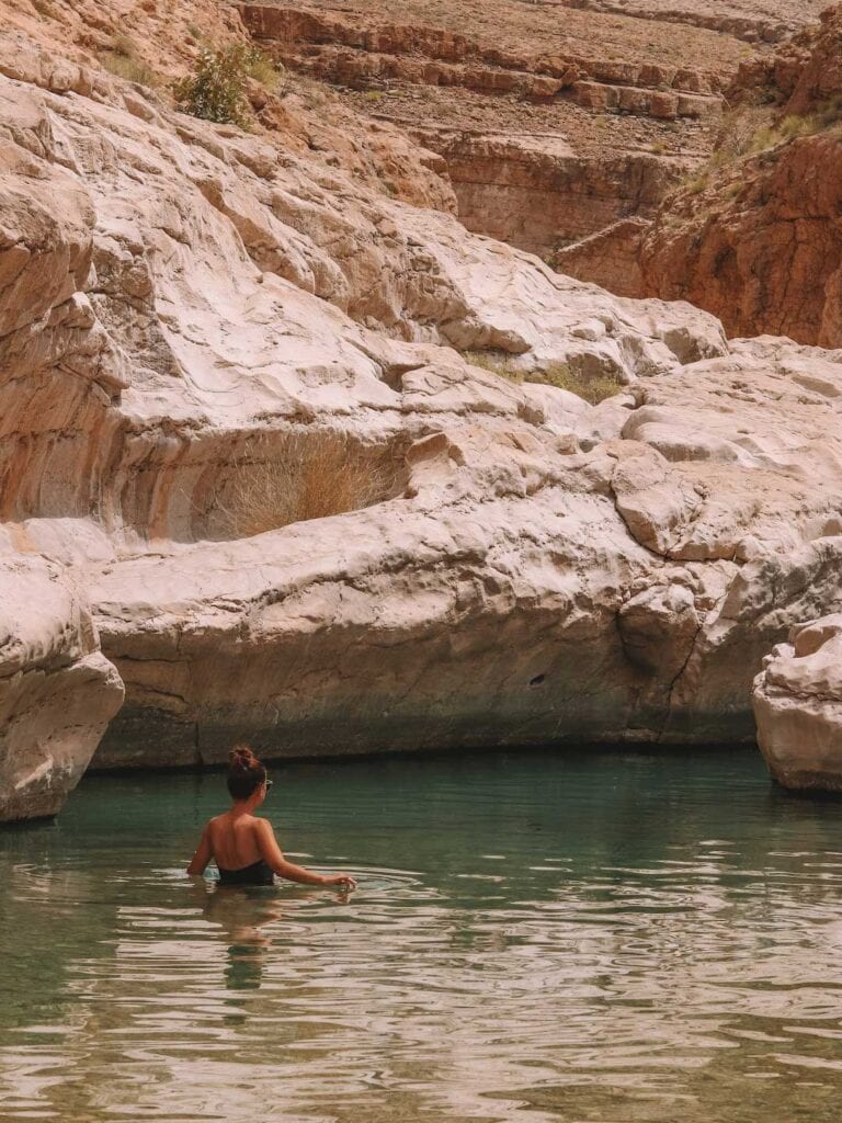 Exploring Wadis in Oman, travel guide tp adventures in Oman. Wadi Bani Khalid