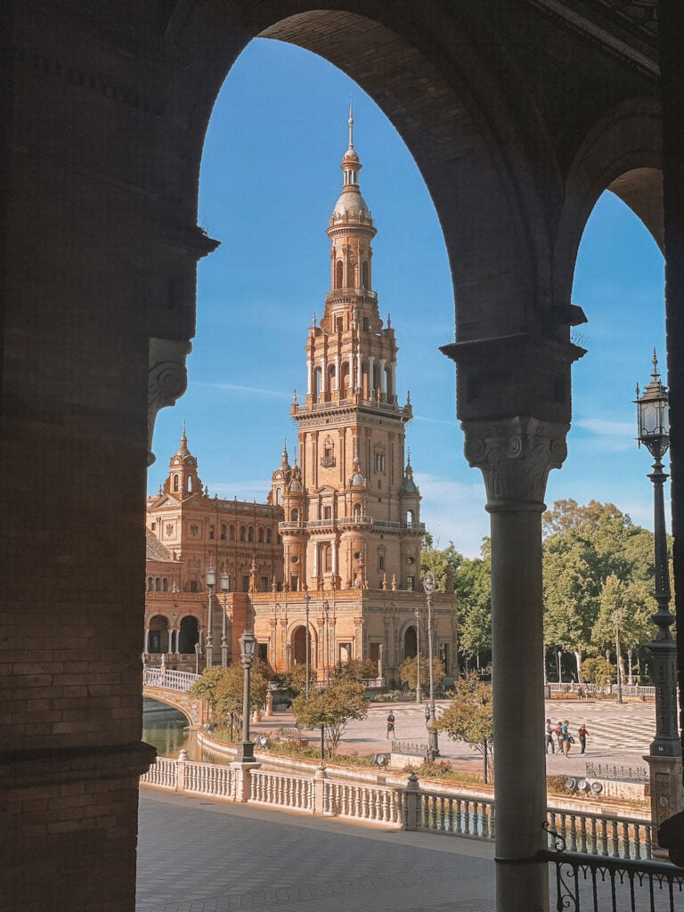 Archways in Plaza de España, Spain - 4 day Seville itinerary