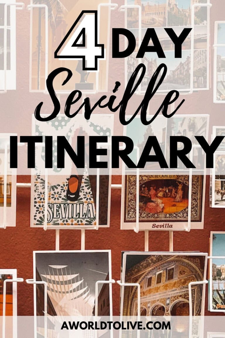 4 Day Seville Itinerary- Pin on Pinterest