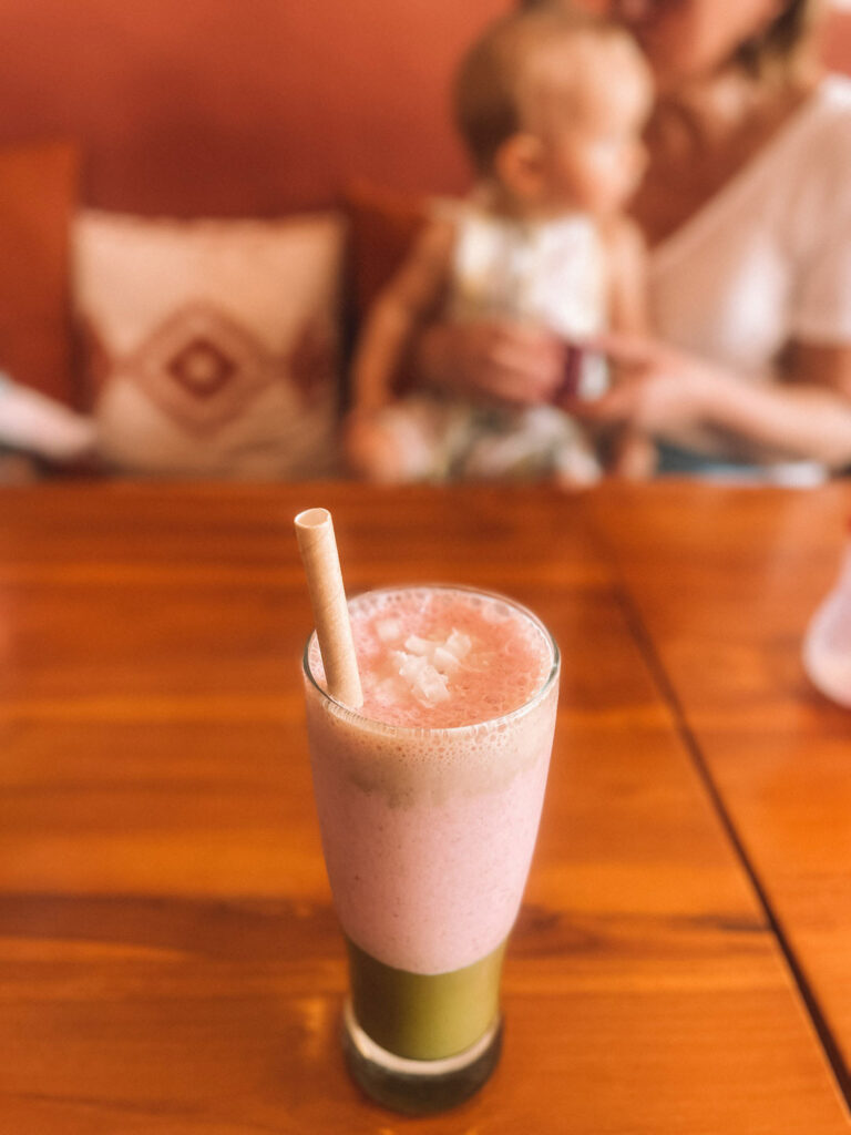 Matcha smoothie in Sanur Bali