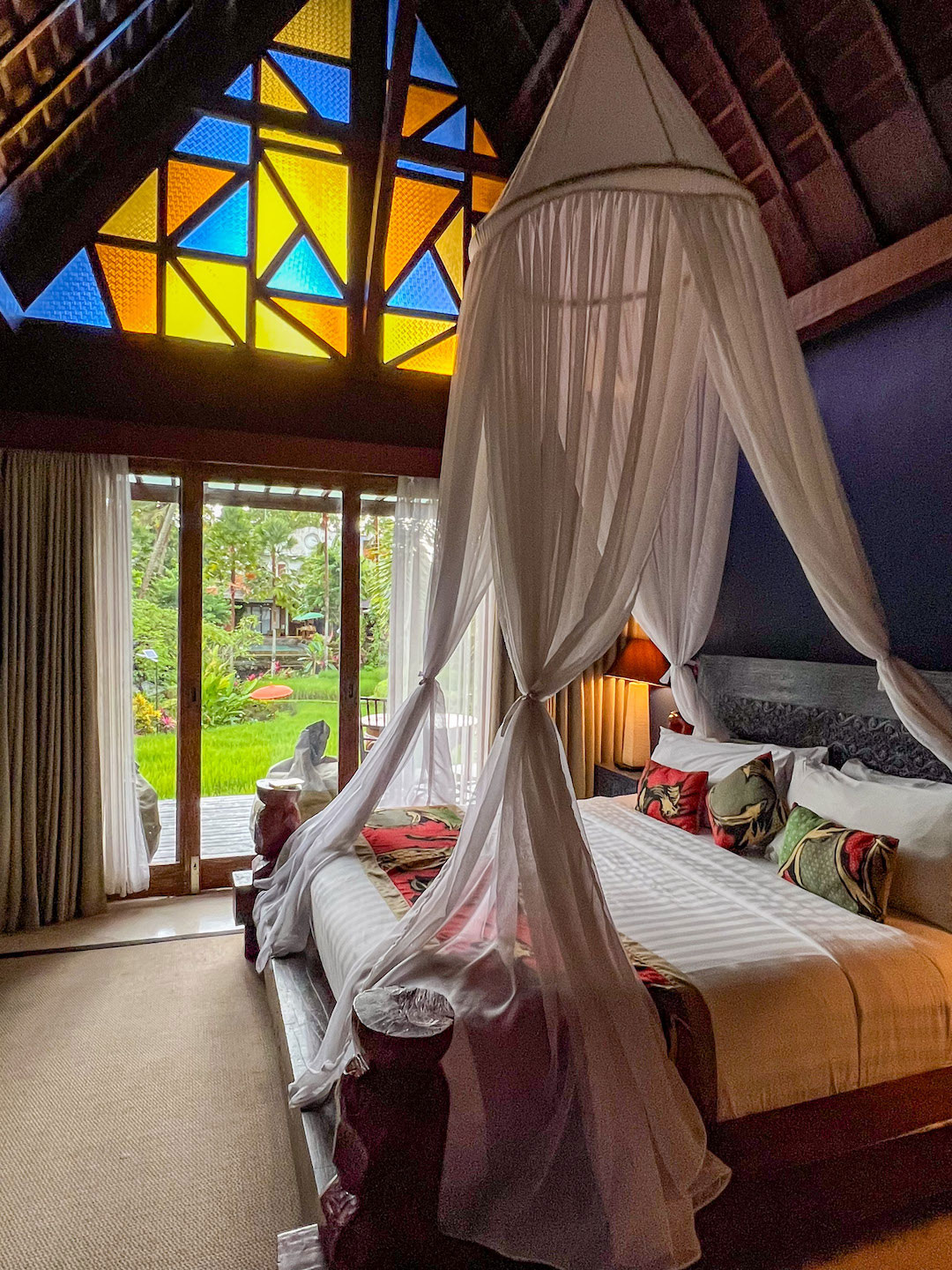 Inside hotel room at Menzel Bali
