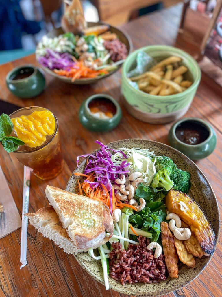 food served at Livingston Holyground in Ubud