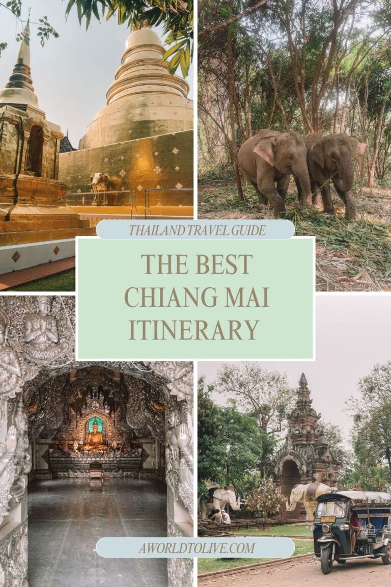 4 day Chiang Mai itinerary. Pin to Pinterest