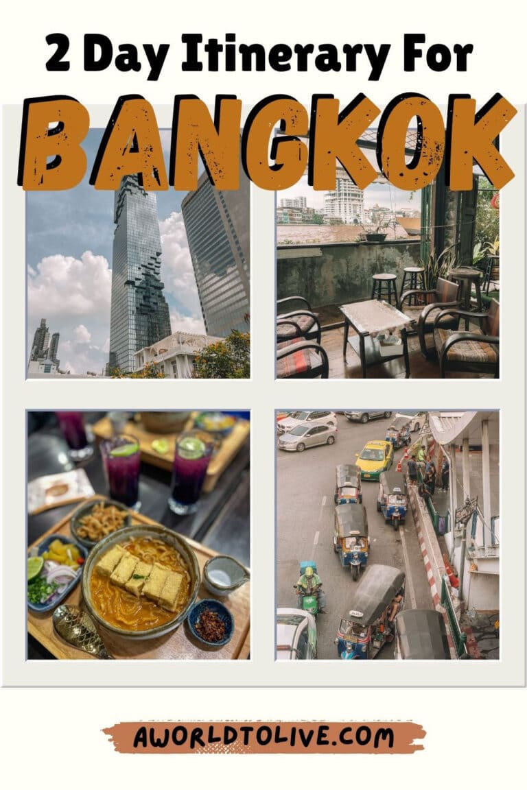 2 day itinerary for Bangkok, Thailand. Share on Pinterest