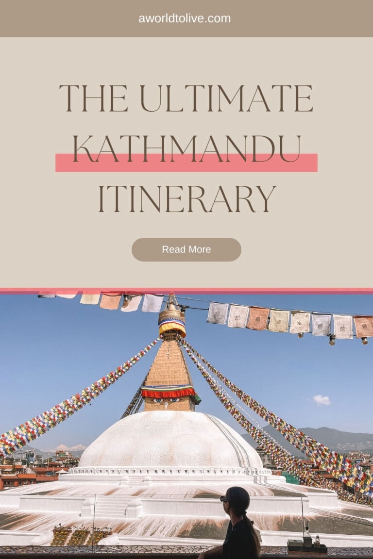 4 day kathmandu itinerary. Pin to Pinterest
