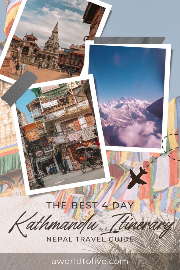 Share to Pinterest. The best 4 day Kathmandu itinerary