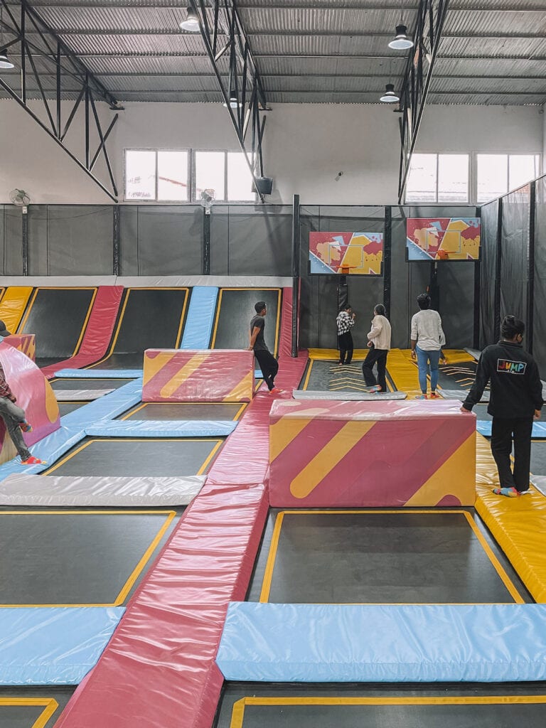 indoor trampoline park in Kathmandu Nepal
