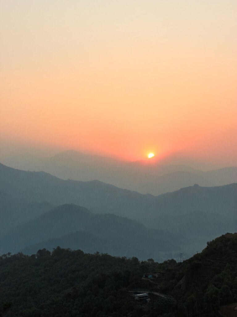 Sunrise from Sarangkot in Pokhara